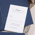 Classic Chic Monogram Clear Acrylic Pocket Wedding Invitations CWIA263 - Clear Wedding Invites
